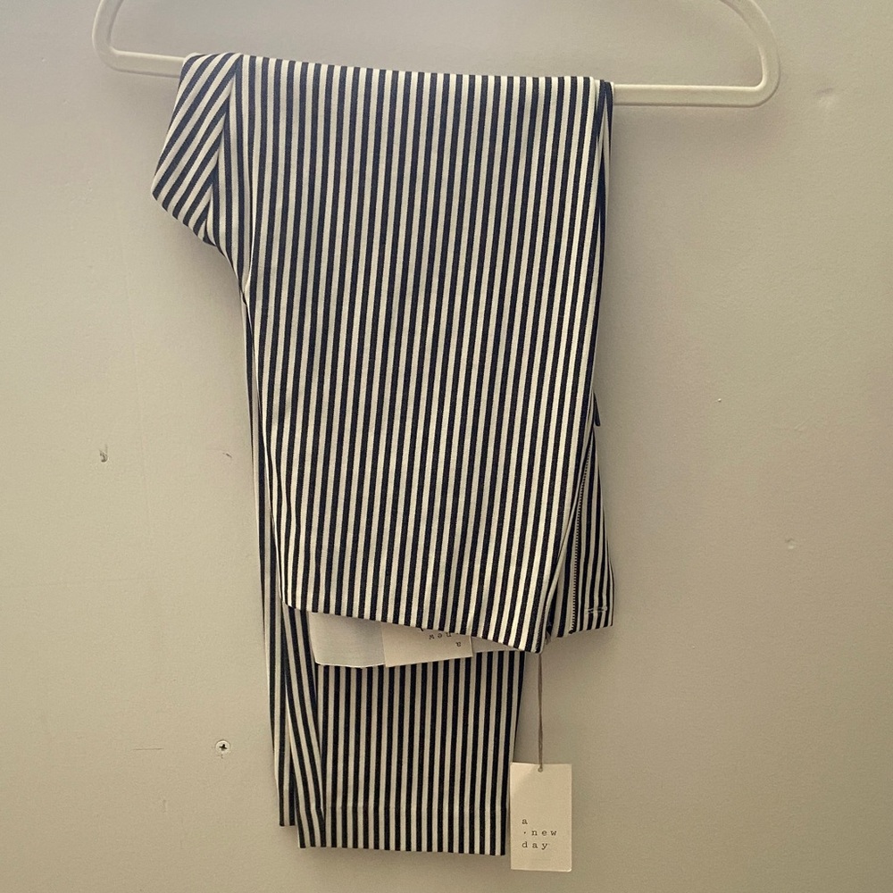 Target Black and White Striped Wide-Leg Pants